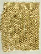 Light Gold B7 6" Long Bullion Fringe